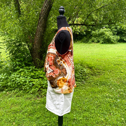 Women's Relaxed Full Length Cotton Tank Top | Hand-Dyed