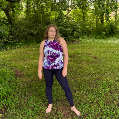 Women's Relaxed Full Length Cotton Tank Top | Hand-Dyed