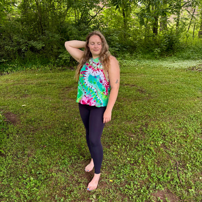 Women's Relaxed Full Length Cotton Tank Top | Hand-Dyed