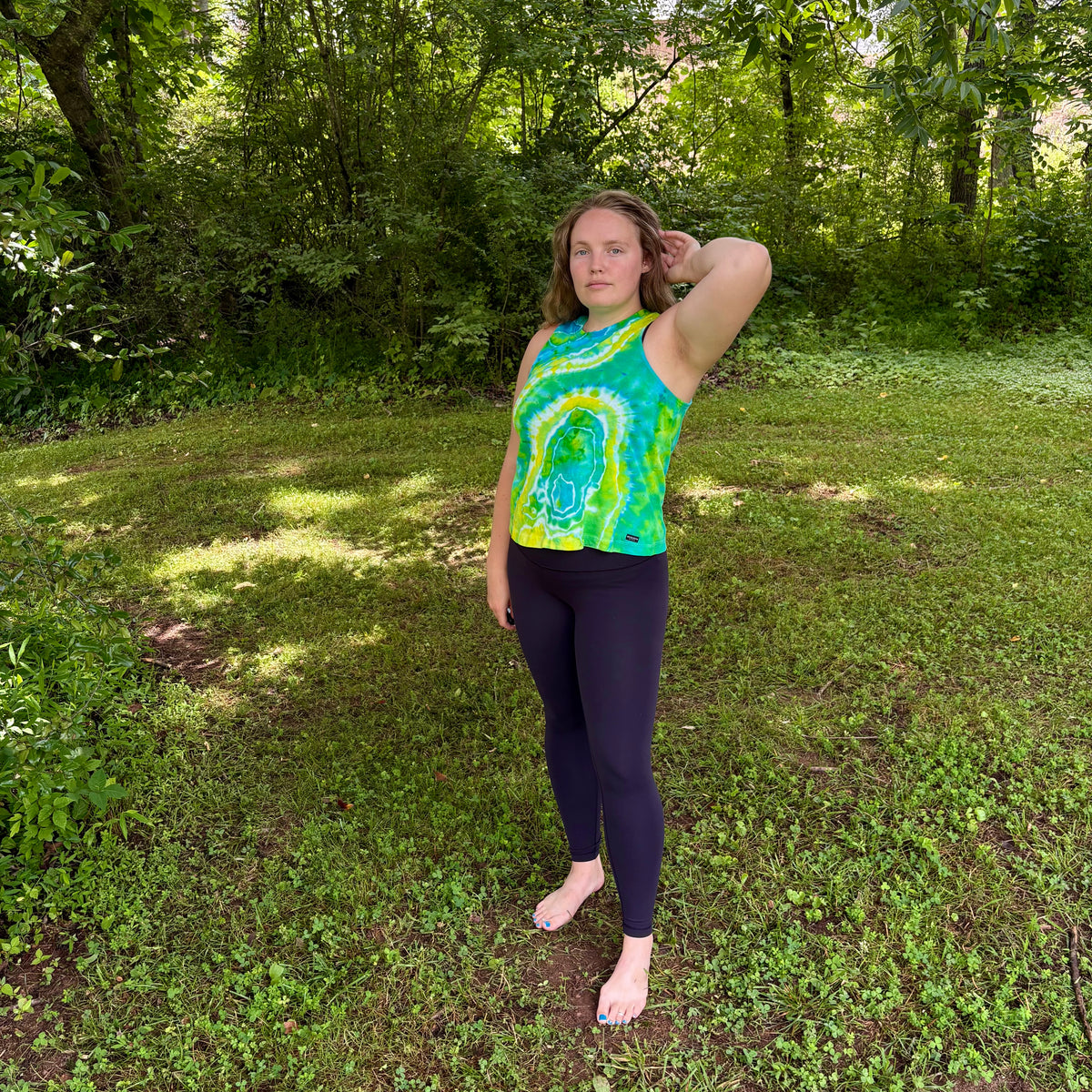 Women's Relaxed Full Length Cotton Tank Top | Hand-Dyed
