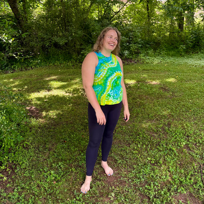 Women's Relaxed Full Length Cotton Tank Top | Hand-Dyed