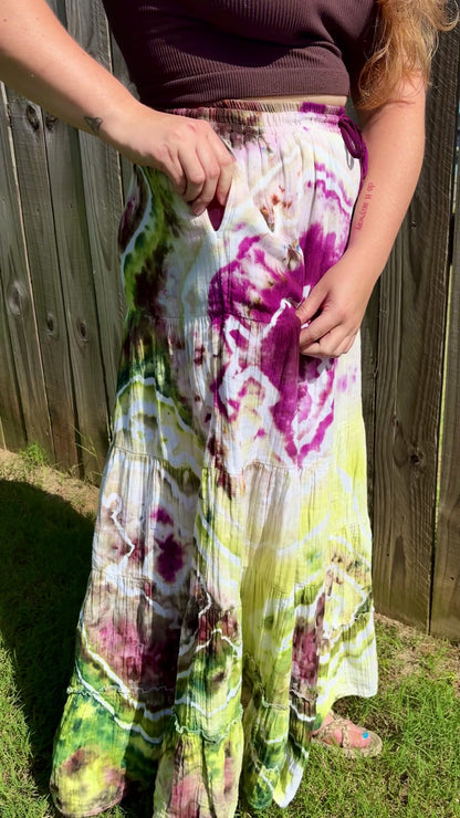 Take-Out Skirt | Small Purple – Hand-dyed Skirt for Women with Pockets